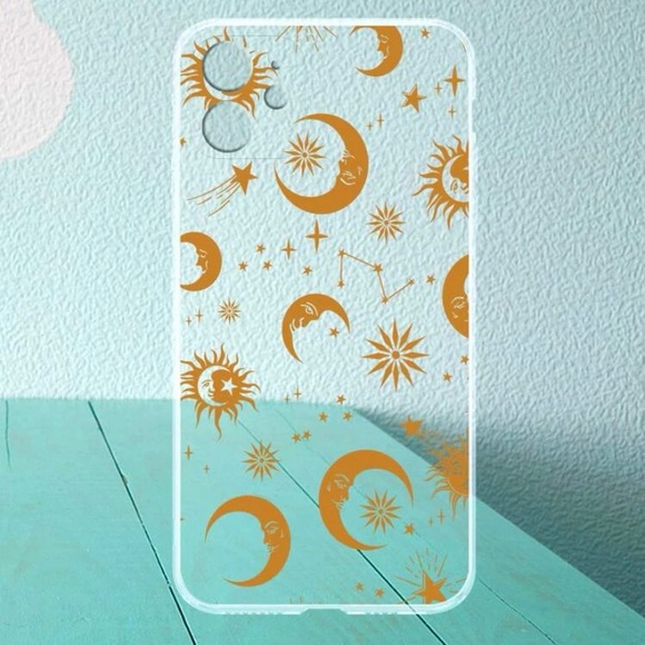 Moon and Stars Phone Case. - Picture 2 of 3